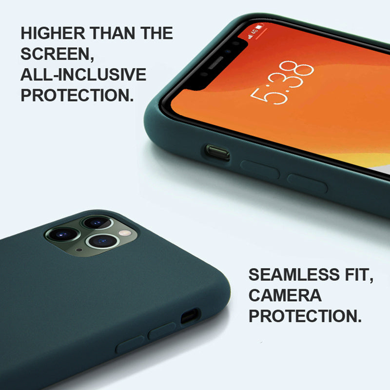 Waterproof Solid-Color Temperament Phone Case | Elegant Protective Cover for All Smartphones