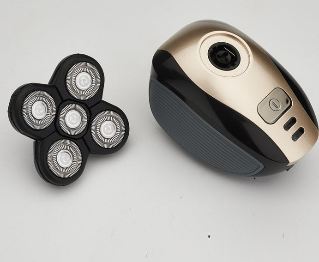 5-in-1 Multifunctional Electric Shaver for Men – 5 Blade Rechargeable Razor, Beard & Nose Hair Trimmer