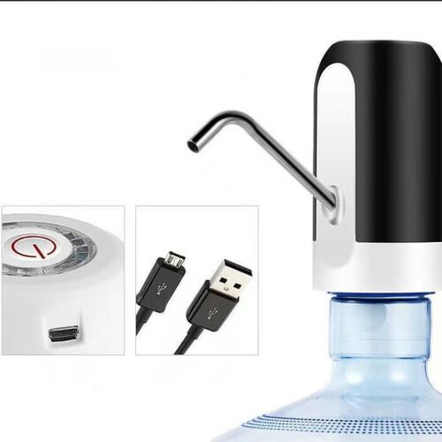 Electric Water Pump for 5 Gallon Bottles, USB Rechargeable Automatic Water Dispenser, Portable Universal Drinking Water Pump