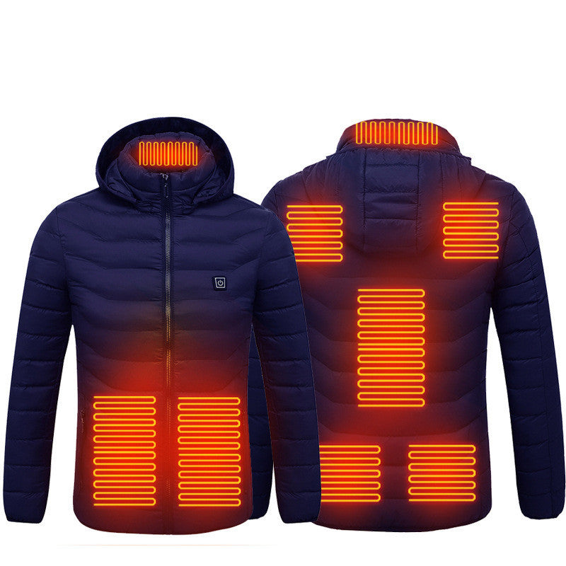 Men’s Electric Heated Jacket – USB Rechargeable Thermal Coat for Winter Outdoor Sports & Work