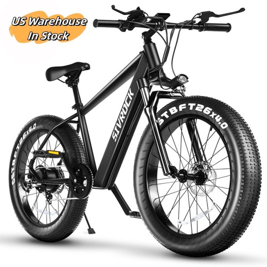 1000W Fat Tire Electric Bike – 26" Mountain E-Bike for Adults, 48V 15Ah Battery-GCC Certified