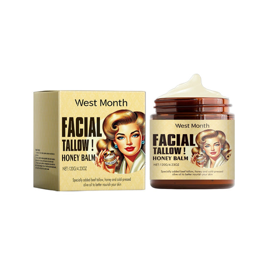 Facial Tallow Honey Balm – Organic Grass-Fed Tallow Moisturizer
