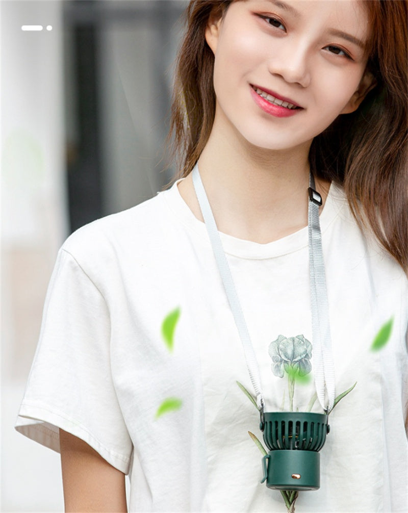 Portable Mini Fan – Lightweight USB Rechargeable Fan for Desk, Neck & Travel Use