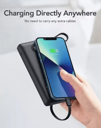 Portable Power Bank Fast Charging Compact External Battery