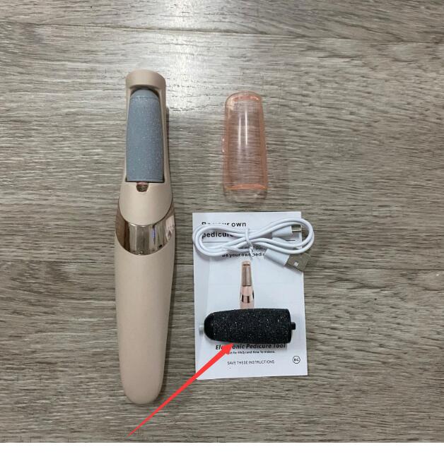 Electric Foot Callus Remover, Rechargeable Pedicure Foot Grinder for Dead Skin Removal, Portable Foot File Pedicure Tool for Smooth Heels and Cracked Feet