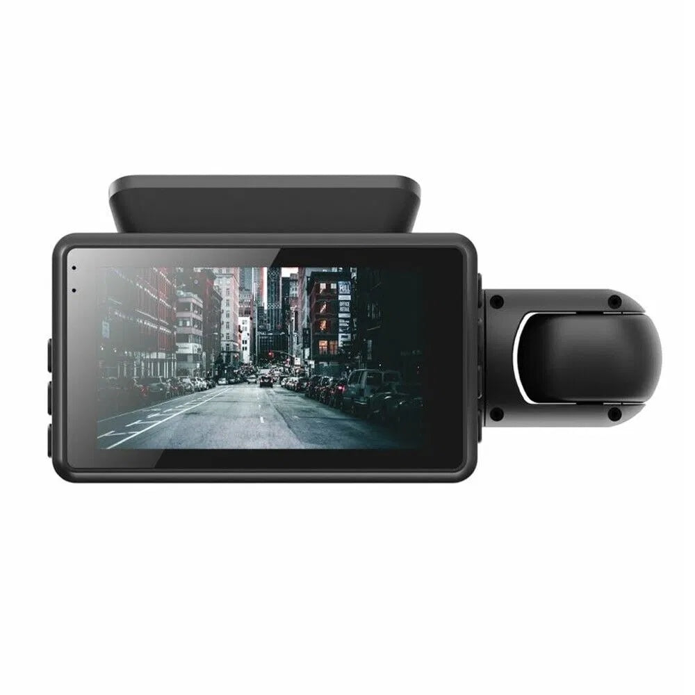 1080P Dual Lens Car Dash Cam – Front & Inside Video Recorder with G-Sensor