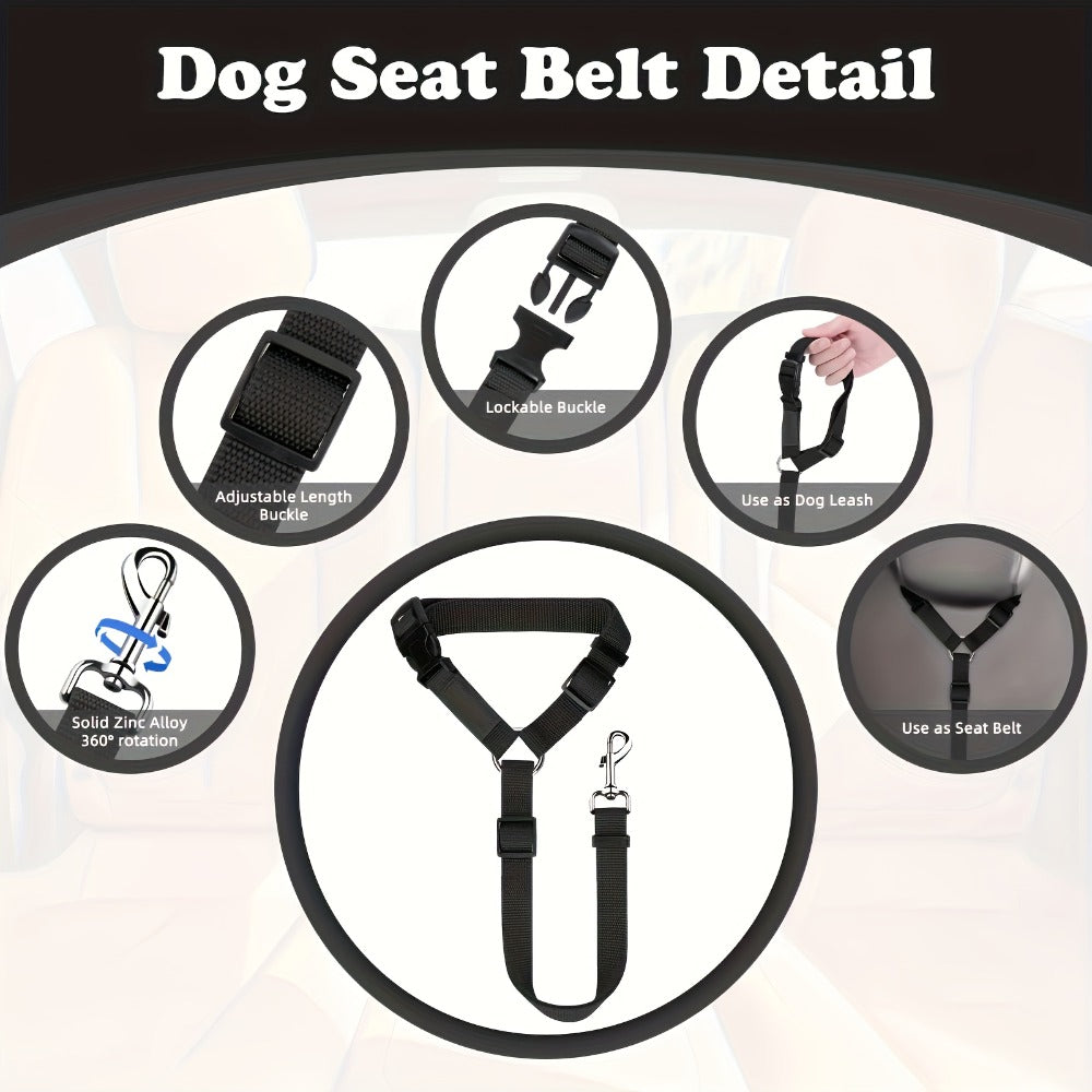 2 Piece Dog Leash Set, Durable Wear-Resistant Pet Leashes, Skin-Friendly Material, Strong Training Lead for Small Medium Large Dogs