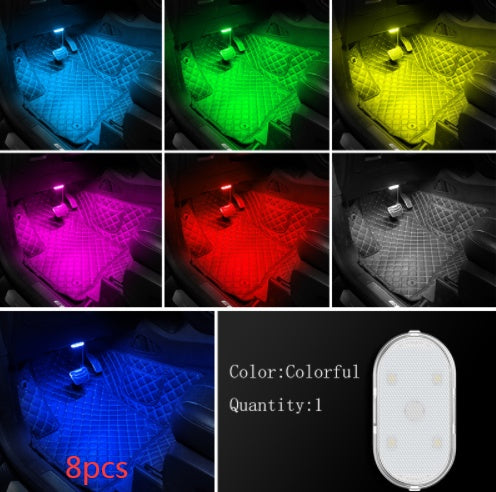 Touch Sensor Lamp Free Of Wiring, Free To Stick On-board Atmosphere Lighting