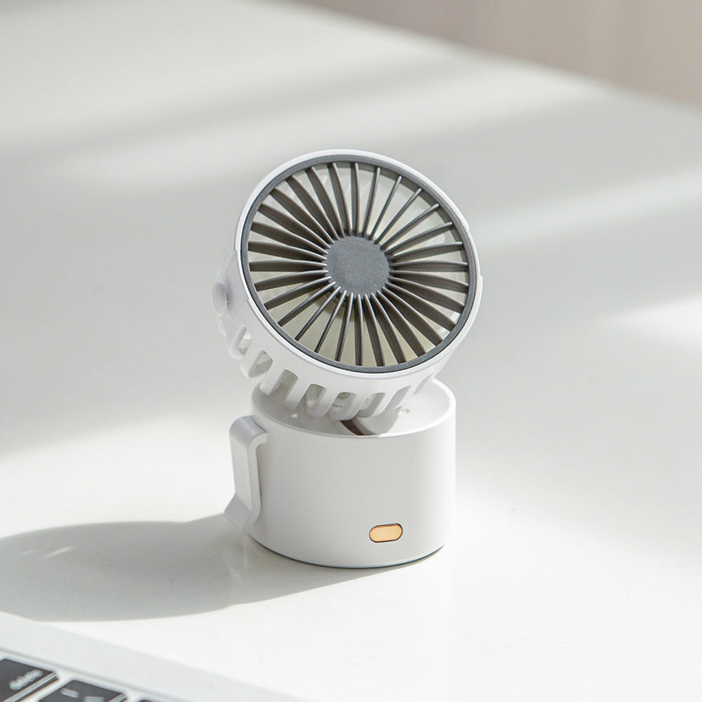 Portable Mini Fan – Lightweight USB Rechargeable Fan for Desk, Neck & Travel Use