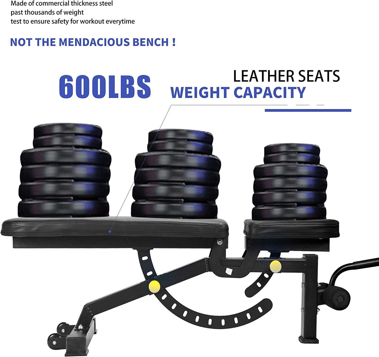 Adjustable Strength Training Bench – Foldable Full Body Workout Bench