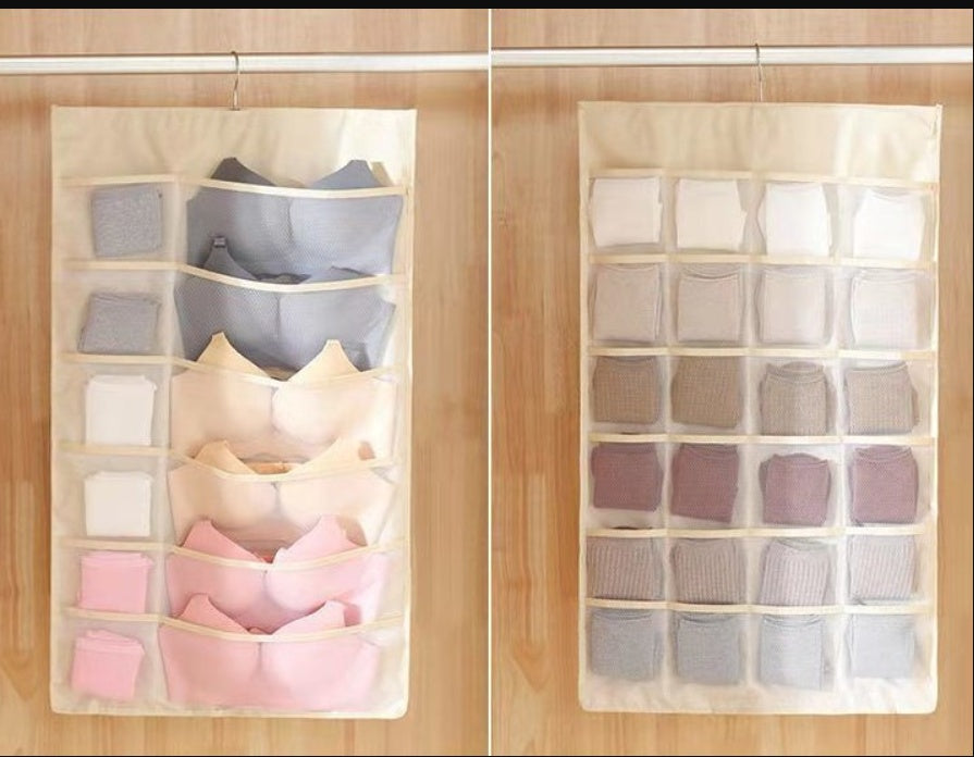 Underwear Storage Hanging Bag Double-Sided Hanging Bag