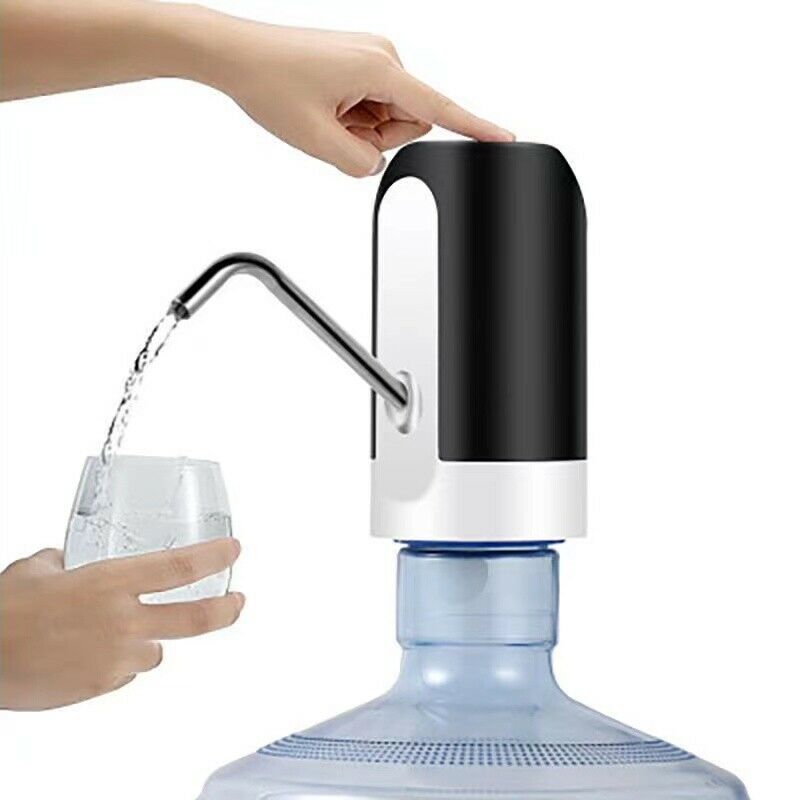 Electric Water Pump for 5 Gallon Bottles, USB Rechargeable Automatic Water Dispenser, Portable Universal Drinking Water Pump