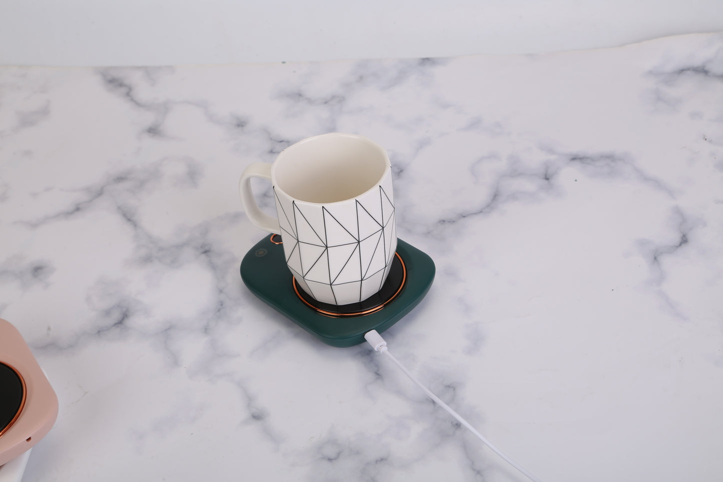 Electric Coffee Mug Warmer – USB Desk Heater with 3 Temps & Auto Shut-Off