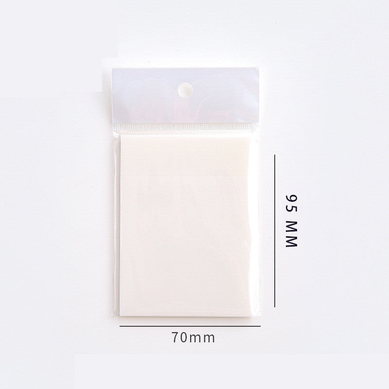 PET Transparent Post-it Notes Waterproof Material Sticky Notes