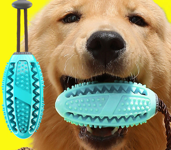 Silicone Dog Toy with Suction Cup – Chew & Tug Ball for Interactive Pet Play