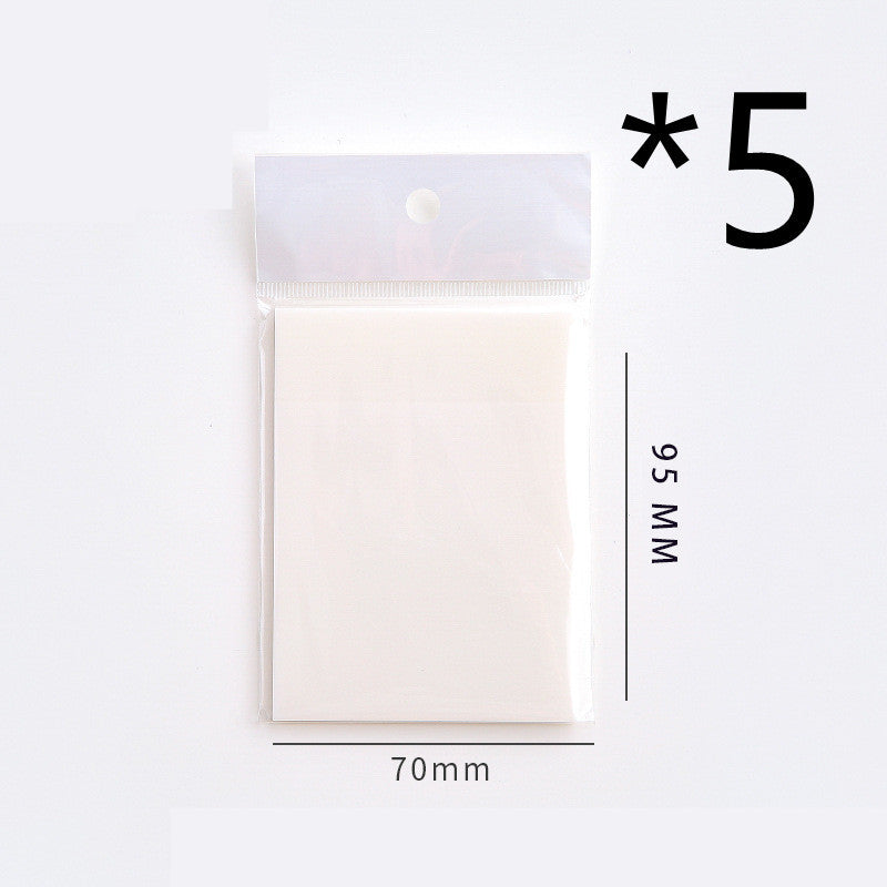 PET Transparent Post-it Notes Waterproof Material Sticky Notes