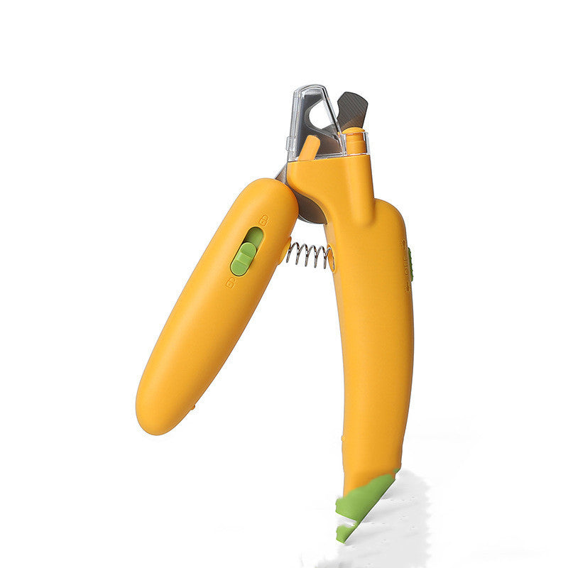 LED Blood Line Multifunctional Pet Nail Scissors Sharpener