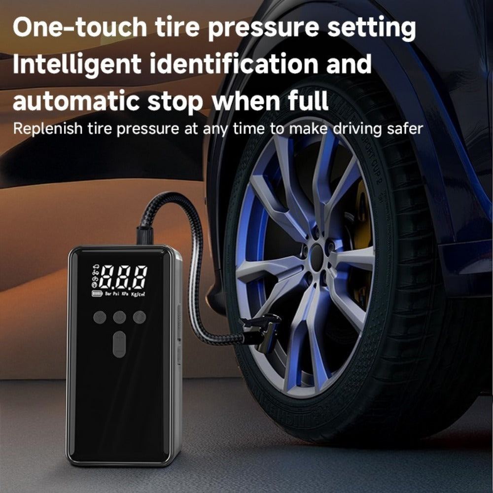 12V Car Jump Starter with Air Compressor – 2000A & Digital Tire Pump
