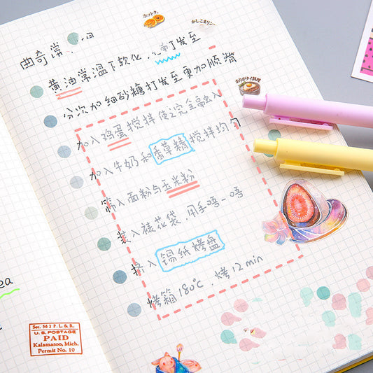 PET Transparent Post-it Notes Waterproof Material Sticky Notes