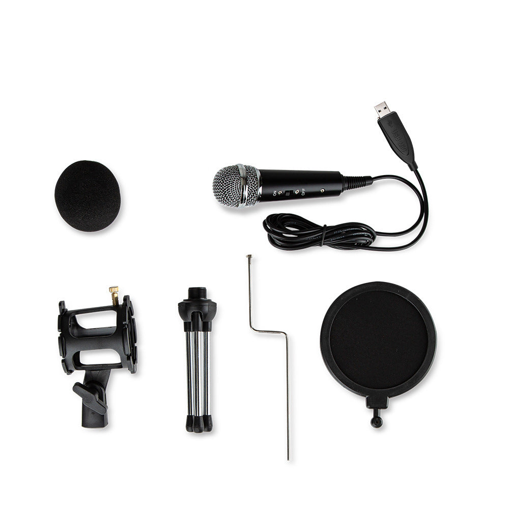 Desktop Microphone – Compatible with Mobile Phone, PC & Laptop for Recording, Streaming & Gaming