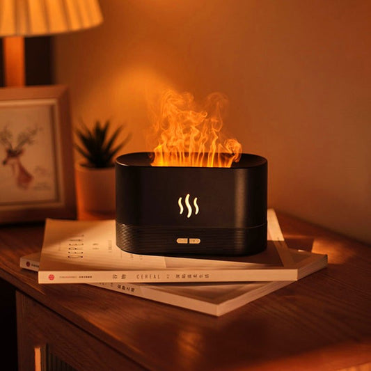 Ultrasonic USB Essential Oil Aroma Diffuser – Fire Design