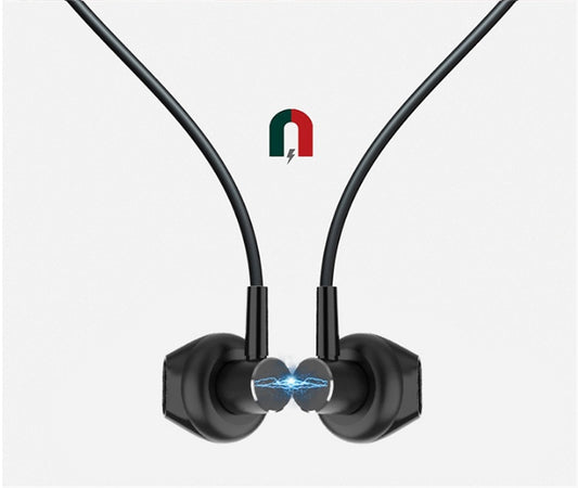 Bluetooth Neckband Earphones Wireless Sports Headset with Noise Cancelling & HiFi Sound