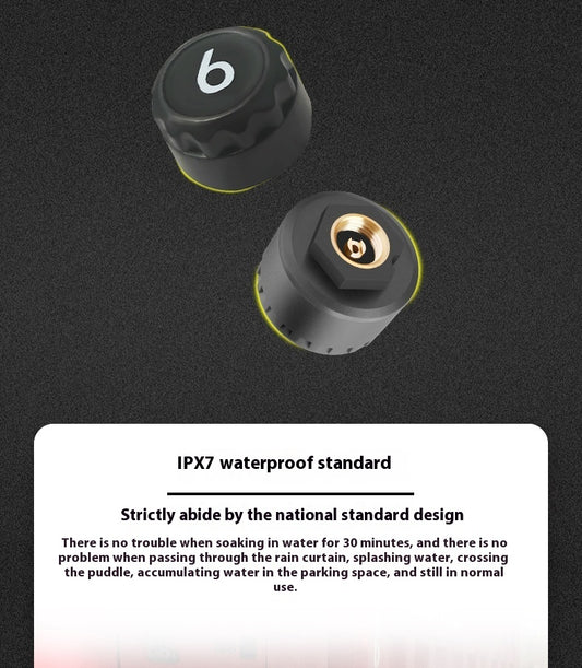 Wireless Tire Pressure Monitoring System (TPMS) for Cars