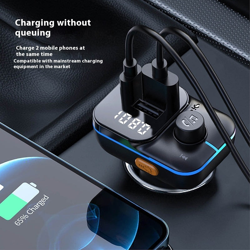 Car Bluetooth MP3 Player & Charger – Wireless FM Transmitter Adapter