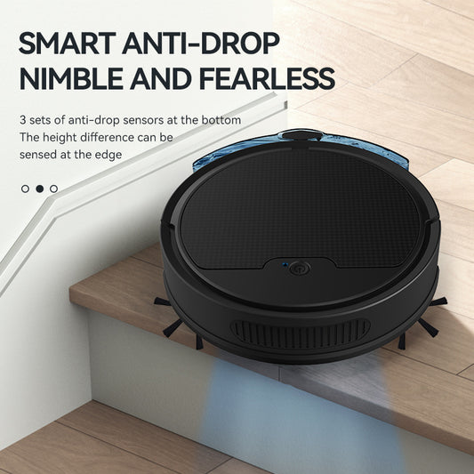 Smart Robot Vacuum Cleaner – 2000Pa Suction, Large Water Tank & Mobile App Control